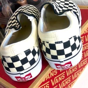 Men’s Vans Slip-On (Checker)